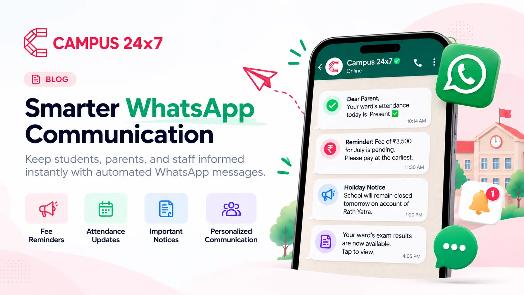Does School ERP Software Work With WhatsApp?