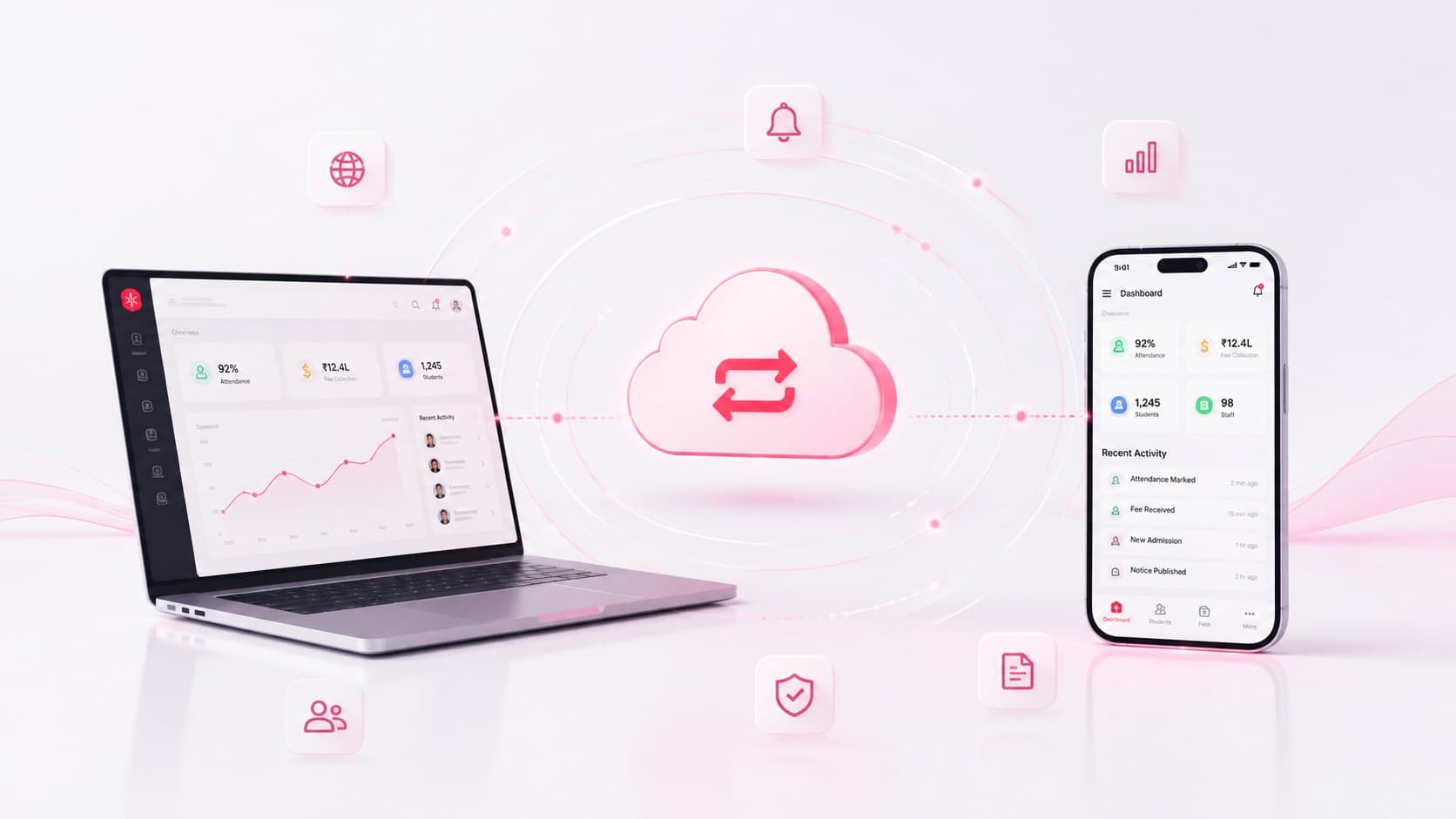 Campus 24x7 parent communication preview