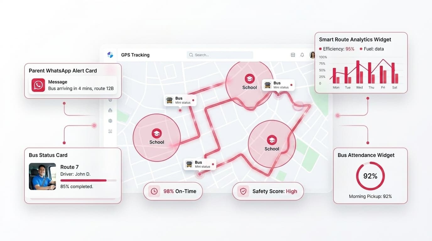 Campus 24x7 transport management preview